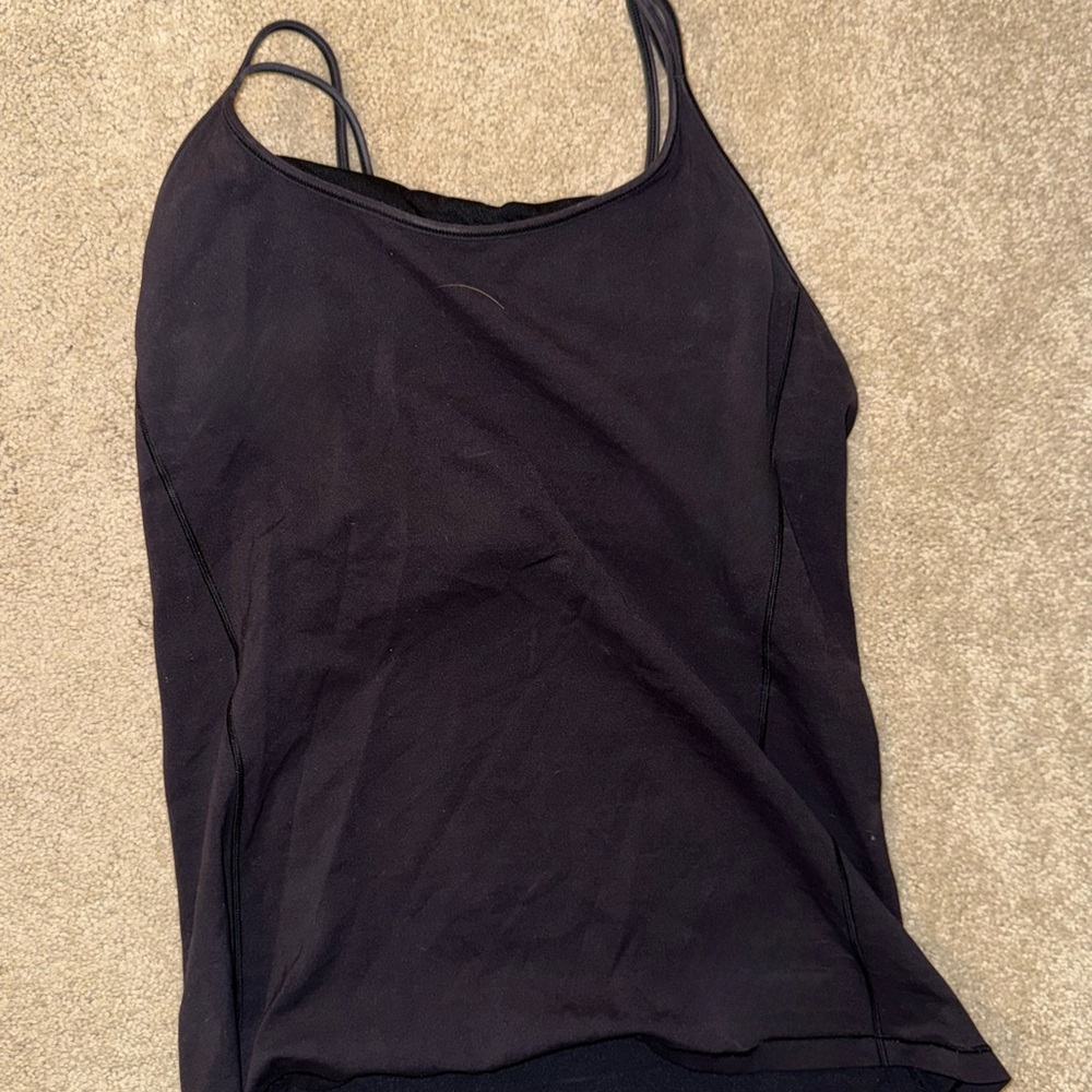 Lululemon Athletic Black Tank Too